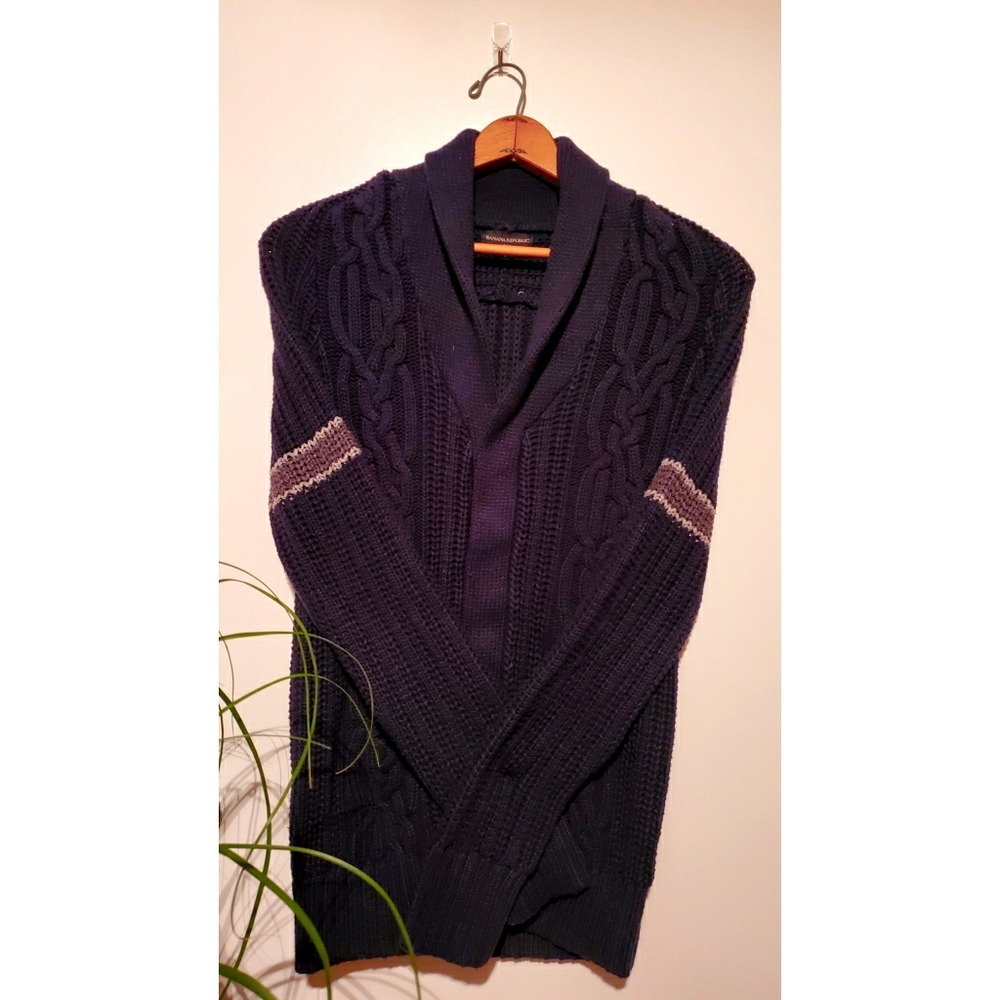 Banana Republic heavy knit 3/4 cardigan